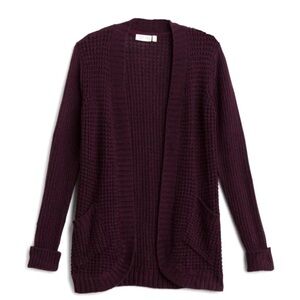RD Style Montoya Dark Purple Open Cardigan